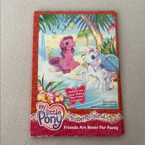 Hasbro My Little Pony Butterfly Island Friends Are Never Far Away 2004 DVD Rare